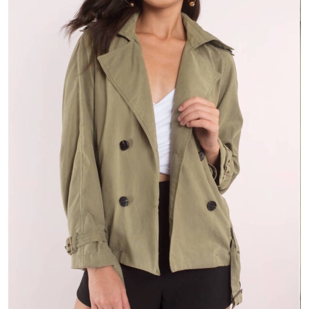 Olive bomber/light jacket